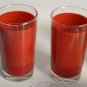 Bartlett Collins Vtg 8 Glass Set Box Tumblers Glasses Spring Summer Winter Fall