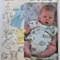 Simplicity Sewing Pattern 7523 Infants Babies Layette Diaper Cover Bunting NB-12