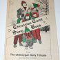 Vintage Christmas Carol Song Book Cheboygan Daily Tribune Booklet