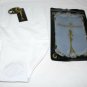 White Panty Girdle Waist Shaper Queen Hook Eye Crotch Stretch Womens S New