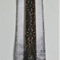 Jim Holtz Brown Floral Distressed Double Snap Cuff Leather Bracelet 8.5" Adjusta