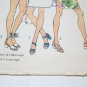 Simplicity 5017 Mini Dress Tunic Top Shorts Pattern Sz 12 34" Bust 1972