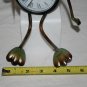 Mantel Shelf Cat Clock Handmade Metal Kitty Sitter Sitting Cat Cute Decor Clock