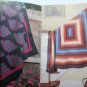 Afghan Pattern Book Red Heart Amish Quilts to Crochet