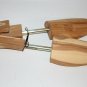 Vtg Florsheim Shoe Travel Tree Forms Stretcher Cedar Wood Split Toe Sz XL 6