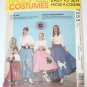 McCalls 7253 Sewing Pattern Misses Girls Costume Poodle Skirt 50s Halloween