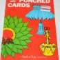 Vtg Pack-O-Fun Make it With Punched Cards Craft Booklet Lamp Shade Basket Frames
