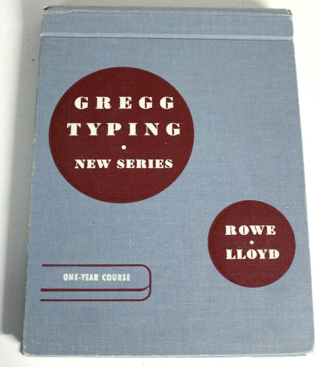 Vtg Gregg Typing New Series Complete One Year Course Roe & Lloyd 1956 Learn Type