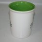 Tinkerbell Coffee Mug Disney Store Tink Large Oversized Cup Green White
