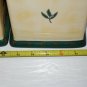 Jennifer Brinley Ceramic Herb Design Canister Set Rosemary Oregano Sage Leaf