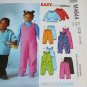 McCalls Pattern M4644 Easy Toddlers Childrens Top Jumpsuit Pants Sizes 1 2 3 4