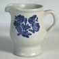 Pfaltzgraff Yorktowne Creamer 024 Gray Blue Flowers
