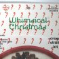 Counted Cross Stitch Kit Merry Christmoose Christmas Ornament 2.5x4.5 w Frame