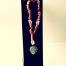 Heart Shaped Rose Quartz Pendant & Bracelet