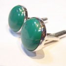 Turquoise Fabulous Sterling Silver 925 Cufflink Round Men Awesome Marvelous C87