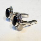 Black onyx Sterling Silver 925 Cufflink  Handmade Oval Beautiful Awesome C94