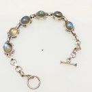 Beautiful Awesome Labradorite Bracelet Sterling Silver 925 Handmade Stunning