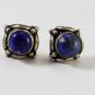 Lovely Lapis Lazuli Studs Earring 925 Sterling Silver Jewellery Blue