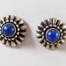 Amazing Lapis Lazuli Studs Earring 925 Sterling Silver Jewellery Blue