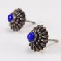 Magestic Lapis Lazuli Studs Earring 925 Sterling Silver Jewellery Blue E272