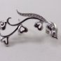 Lovely Zircon Right Ear Earcuff 925 Sterling Silver Jewellery White E265