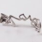 Stylish Zircon Right Ear Earcuff 925 Sterling Silver Jewellery White E264