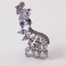 Beautiful  Zircon Right Ear Earcuff 925 Sterling Silver Jewellery White E263