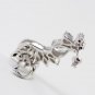 Beautiful  Zircon Right Ear Earcuff 925 Sterling Silver Jewellery White E263