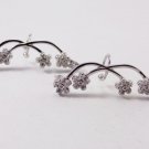 Awesome Zircon Right Ear Earcuff 925 Sterling Silver Jewellery White E257