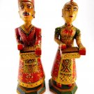 Beautiful Wooden Handmade Instrument Playing Traditional Pair