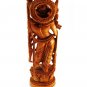 Amazing Wooden Handmade Lord Krishna Handicraft In Wood Color