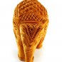 Amazing Wooden Handmade Elephant With Wood Color Great Work Over Elephant