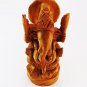 Amazing Wooden Handmade Lord Ganesh Elephant With Wood Color