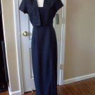 CALIENDO WOMEN'S NAVY BLUE Bridesmaid Cocktail Evening Formal Dress SIZE 8