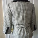 WHITE HOUSE BLACK MARKET WOMEN'S White Black JACKET SIZE 4 CUTE!
