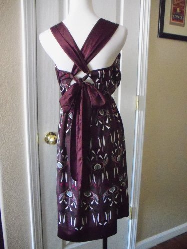 TO THE MAX WOMEN'S GRAY BLACK WHITE PURPLE PLUM SLEEVELESS CASUAL SUMMER DRESS 6