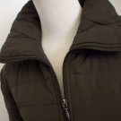 KENNETH COLE REACTION WOMEN'S BROWN DOWN Quilted Jacket Coat SIZE M EXCELLENT!