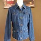 JONES NEW YORK WOMEN'S BLUE Jean Jacket SIZE S
