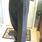 RAFAEL STRETCH WOMEN'S BROWN ANIMAL PRINT STRAIGHT LEG CROPPED PANTS SIZE 8 NEW