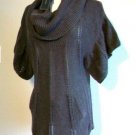 BCBG MAXAZRIA WOMEN'S SOLID BROWN COWL NECK SWEATER SIZE L LARGE