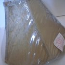 LAMP SHADE GOLDEN BEIGE COLOR FABRIC LAMP SHADES SCALLOPED EDGE 4x7x10 NEW!