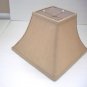 LAMP SHADE FABRIC BEIGE LAMP SHADES 5x10x13.5 EXCELLENT