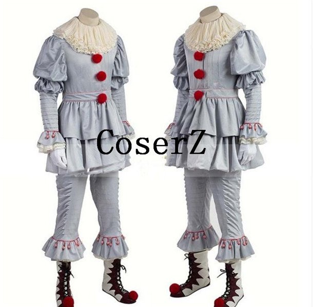 Stephen King S It Pennywise Adult Costume Halloween Terror Clown