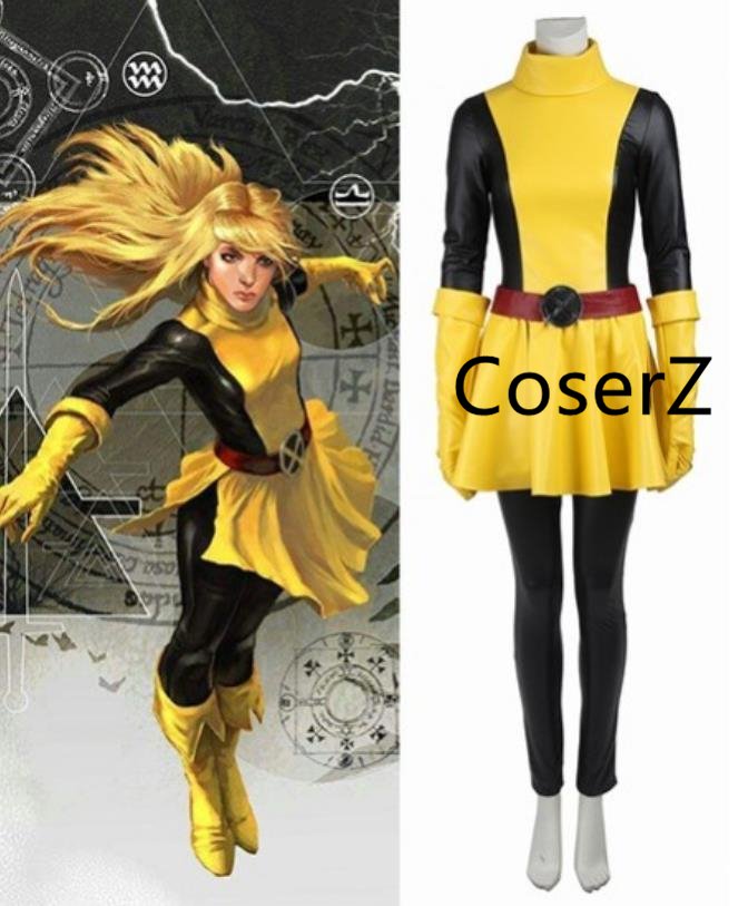 Custom X-Men Magik Cosplay Costume for girls X Men Girls Cosplay