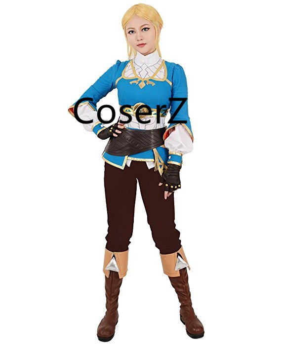 The Legend of Zelda Breath of the Wild cosplay costume Princess Zelda Costume Halloween Costume