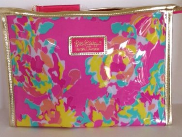 lilly pulitzer estee lauder makeup bag