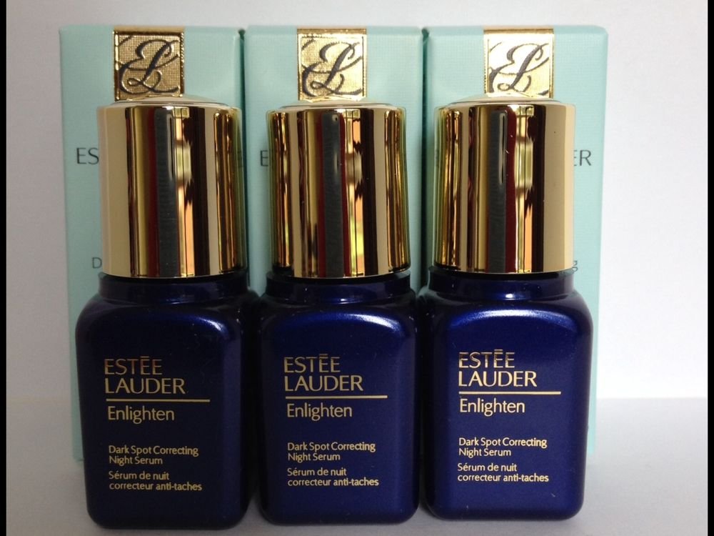 Estée Lauder Enlighten Dark Spot Correcting Night Serum .72oz total