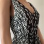 Lucky Brand, Black / White Boho Maxi Dress, Size S, Long Sleeveless Dress