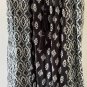 Lucky Brand, Black / White Boho Maxi Dress, Size S, Long Sleeveless Dress