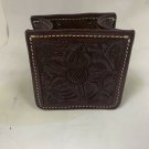 TRIPLE K  #124 HARD CARVED SINGLE BOX SHOT SHELL HOLDER - SLIDE ON BELT
